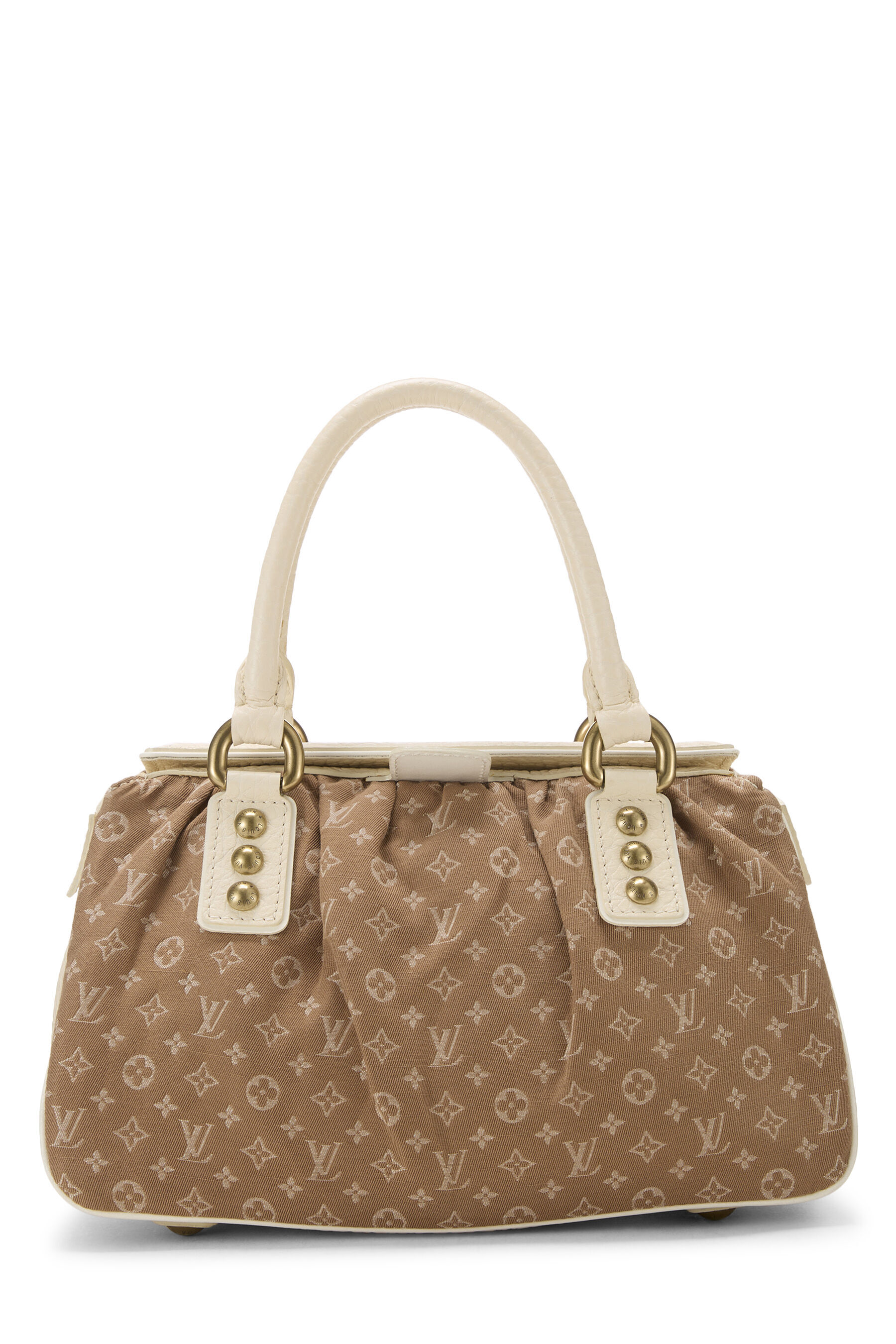 Pre-Owned Brown Monogram Mini Lin Trapeze PM QJB00V1S0F004