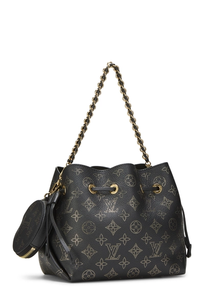 Louis Vuitton Black Monogram Mahina Bella Bucket Bag — photo 2