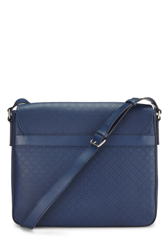 Blue Diamante Flap Messenger Bag Medium, , large image number 3