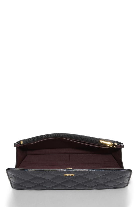 Black Caviar Classic Quilted Wallet On Chain (WOC), , large image number 5