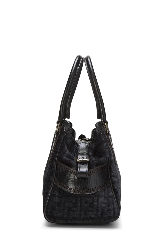Black Zucca Velour Bag Du Jour Small, , large image number 2