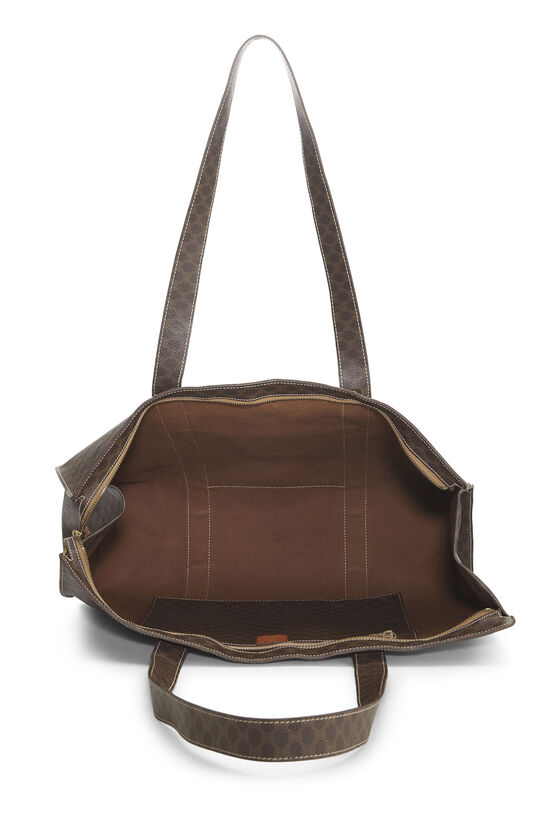 Brown Coated Canvas Macadam Tote, , large image number 5