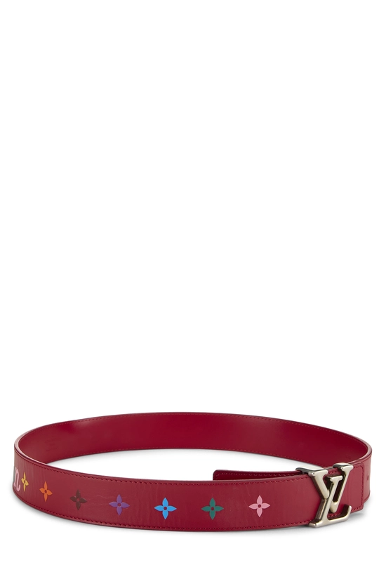 Red Calfskin New Wave Belt 80, , large image number 1