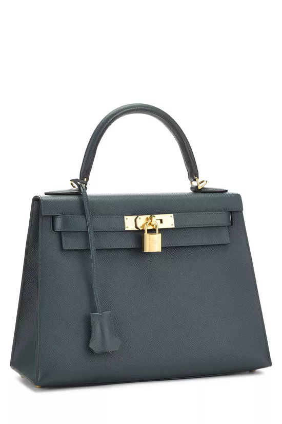 Vert Cypres Epsom Kelly Sellier 28, , large image number 1