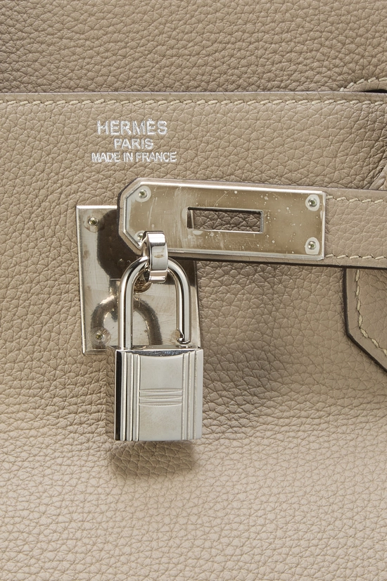 Gris Tourterelle Togo Birkin 40, , large image number 7