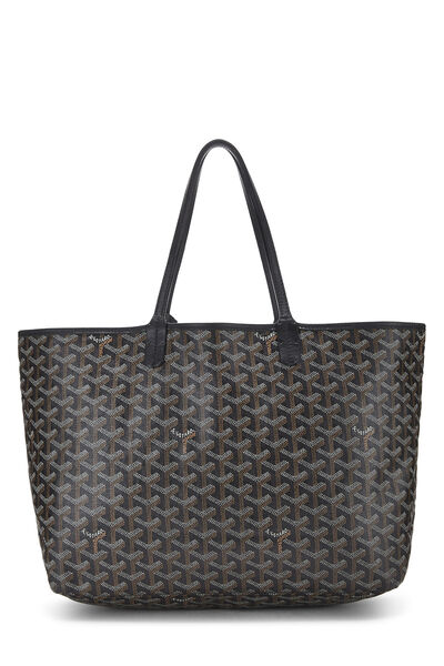 Black Goyardine Canvas Saint-Louis PM