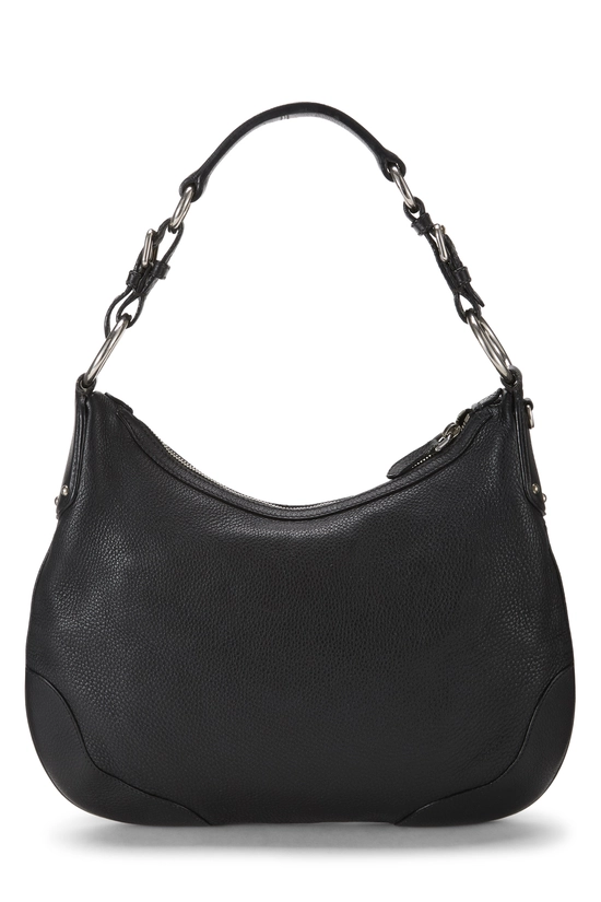Black Vitello Daino Hobo, , large image number 3
