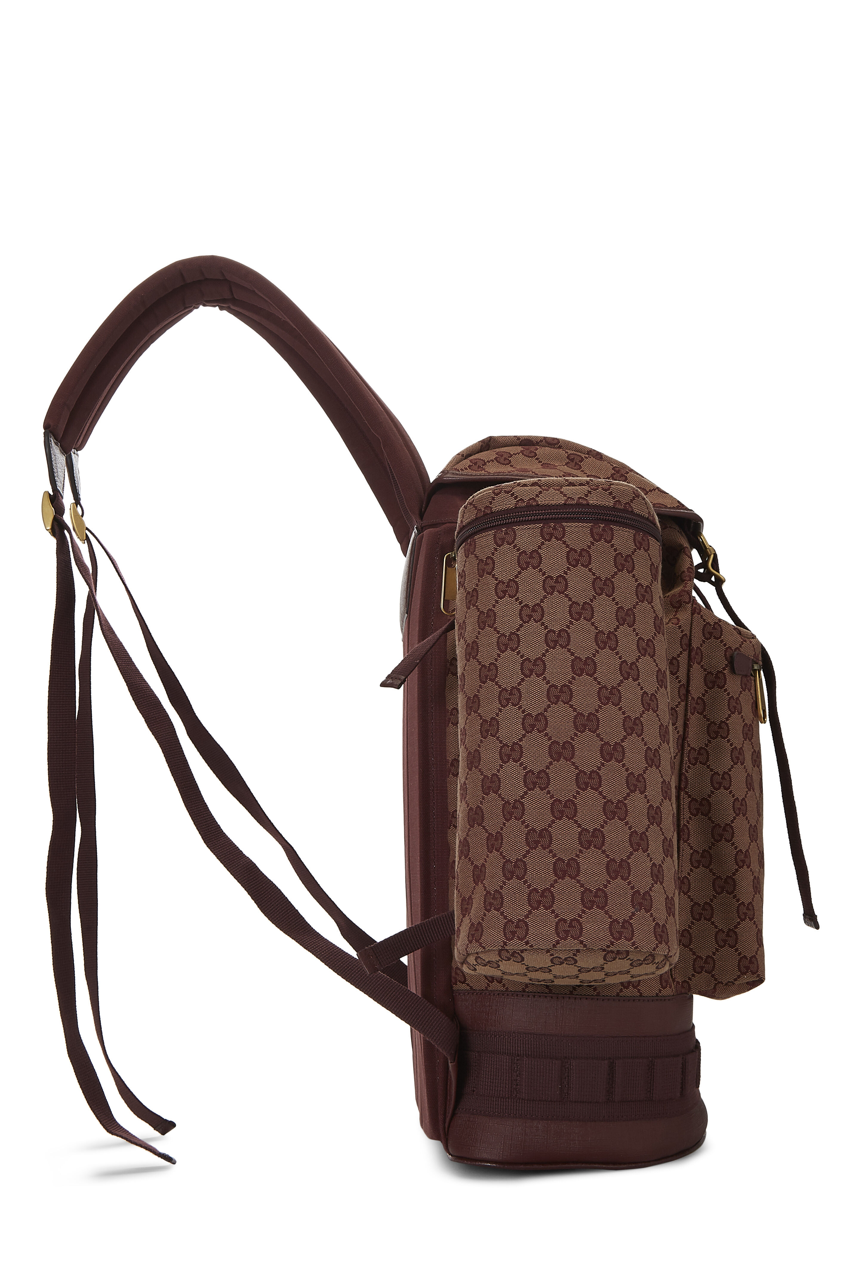 gucci gg canvas backpack