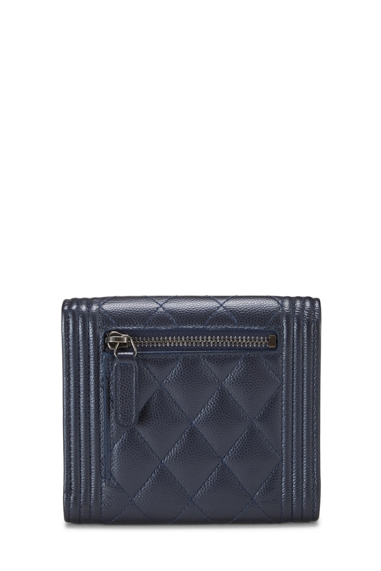 Navy Caviar Boy Compact Wallet, , large image number 2