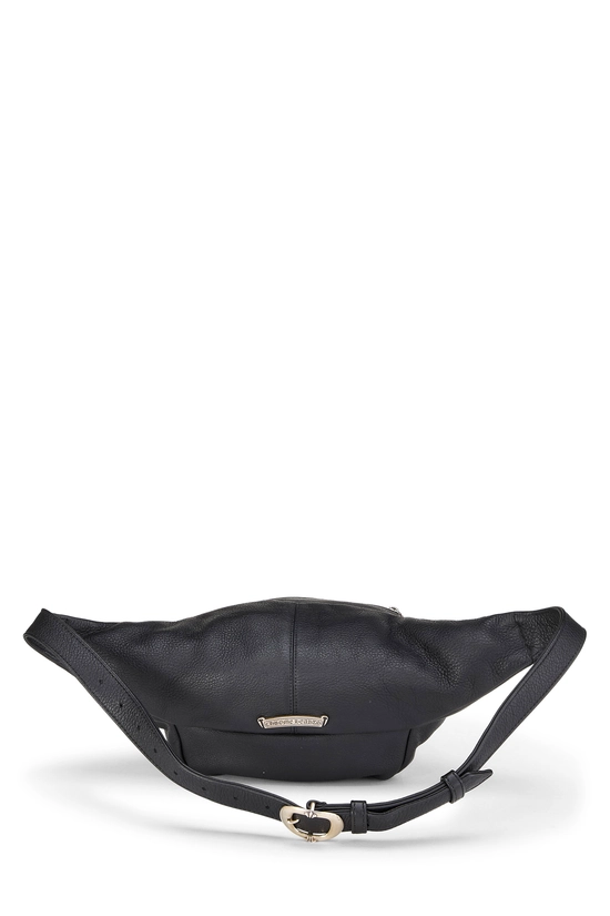 Black Leather Snat Pack Waist Bag, , large image number 3