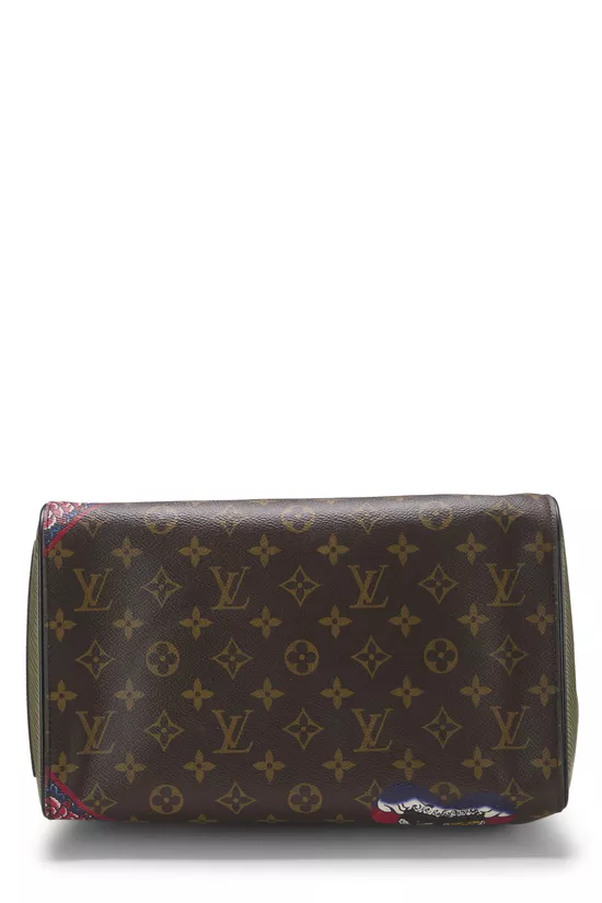 Monogram Canvas Kabuki Speedy 30, , large image number 4