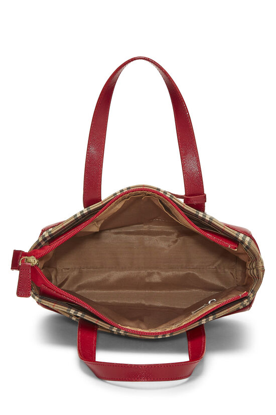 Red Haymarket Canvas Handle Bag Small, , large image number 5