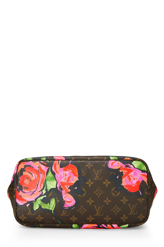 Louis Vuitton X Stephen Sprouse A Monogram Roses Graffiti Neverfull Mm And  Matching Zippy Wallet Auction
