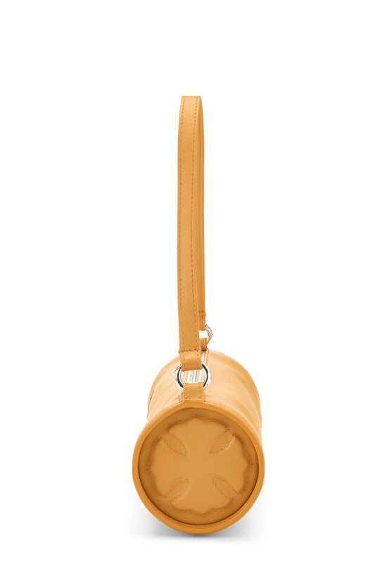 Orange Leather 3 Crosses Patch Shoulder Bag, , large image number 2