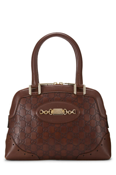 Brown Guccissima Handbag