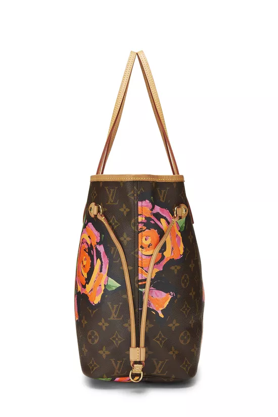 Stephen Sprouse x Louis Vuitton Monogram Canvas Roses Neverfull MM, , large image number 2