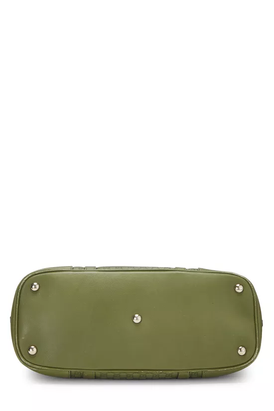 Green Microguccissima Leather Nice Dome Handbang, , large image number 4