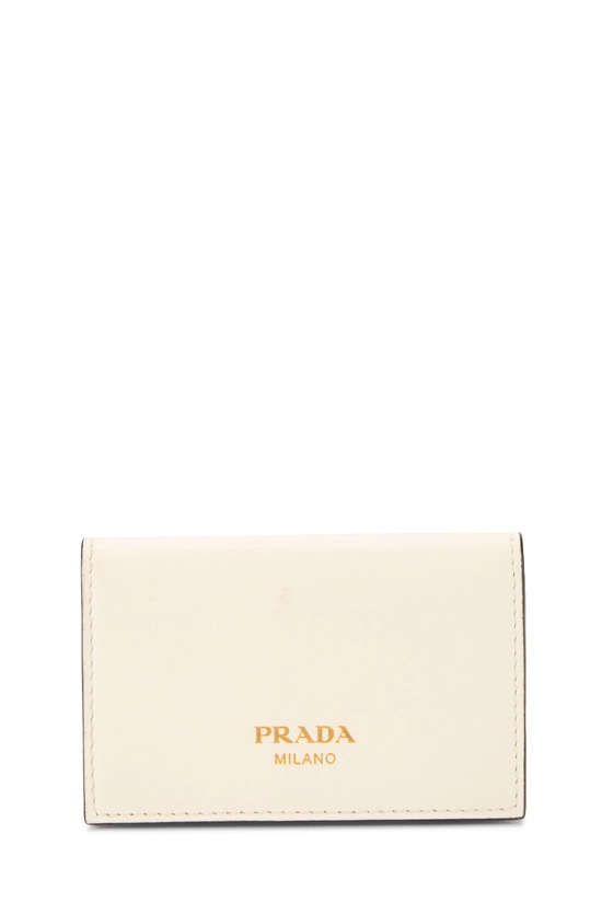 White Leather Card Case, , large image number 0