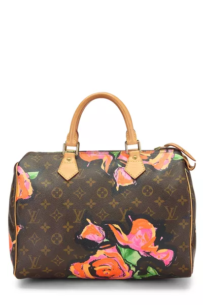 Stephen Sprouse x Louis Vuitton Monogram Roses Speedy 30