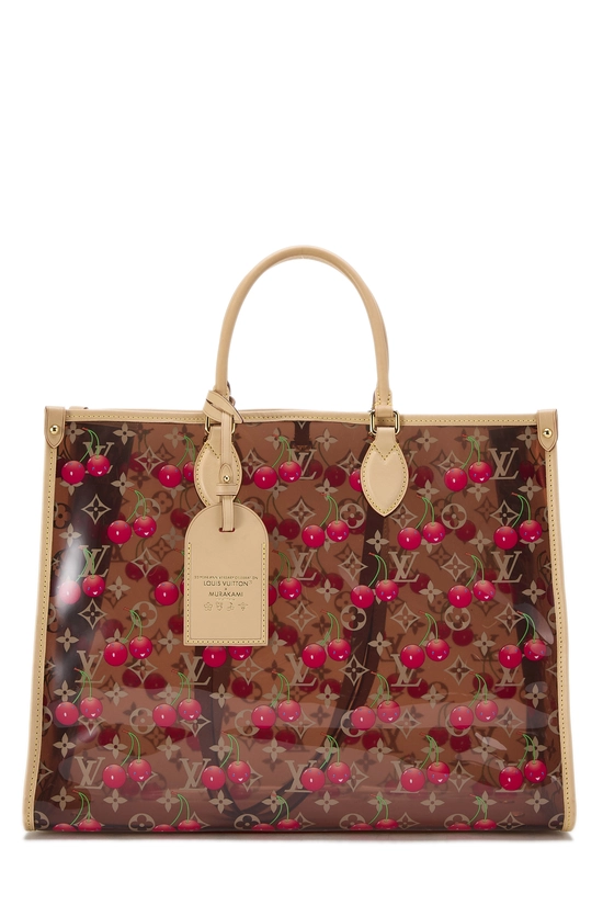 Takashi Murakami x Louis Vuitton Vinyl Monogram Cerises On The Go GM, , large image number 0