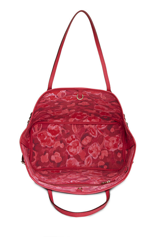 Louis Vuitton Pink Monogram Canvas Ikat Flower Neverfull MM 