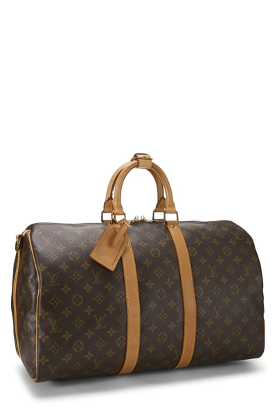 Monogram Canvas Keepall Bandouliere 45, , large