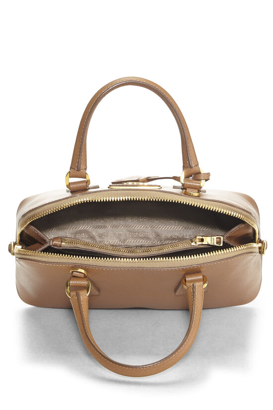 Brown Saffiano Lux Handbag Mini, , large image number 5