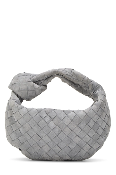Bottega Veneta Blue Intrecciato Leather Jodie Mini