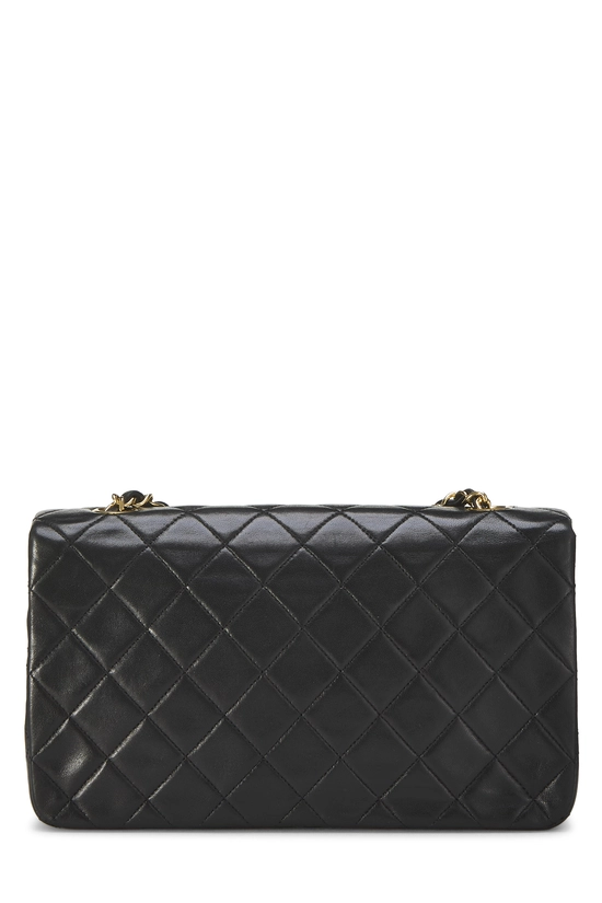 Black Quilted Lambskin Full Flap Small, , large image number 3