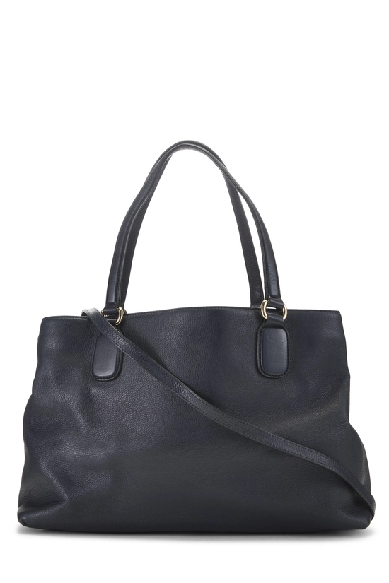 Navy Leather Soho Working Tote Large, , large image number 3