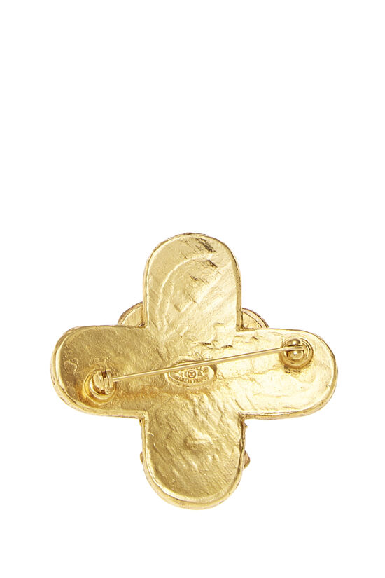 Gold Filigree 3 'CC' Pin, , large image number 1