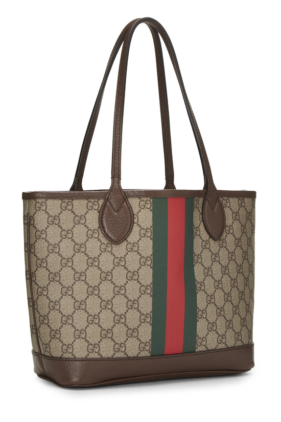 Brown GG Supreme Canvas Ophidia Tote Small, , large image number 1