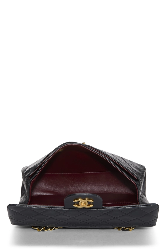 Black Quilted Lambskin Classic Double Flap Small, , large image number 5