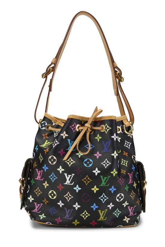Takashi Murakami x Louis Vuitton Black Monogram Multicolore No&eacute; Petite, , large image number 0