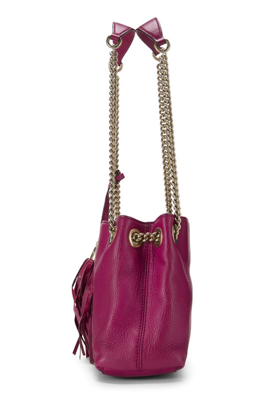 Pink Leather Soho Chain Tote Small, , large image number 2
