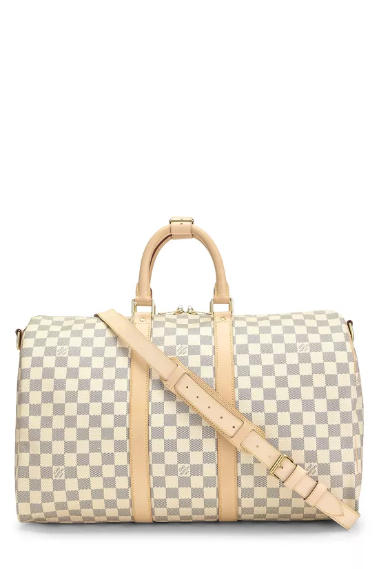 Damier Azur Keepall Bandouliere 45, , large image number 0