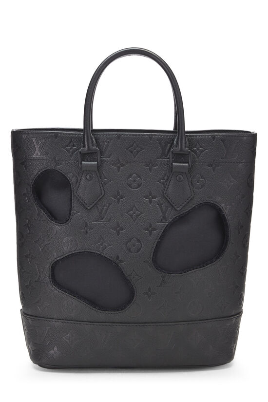 Comme des Garçons x Louis Vuitton Black Monogram Empreinte Bag with Holes PM, , large image number 5