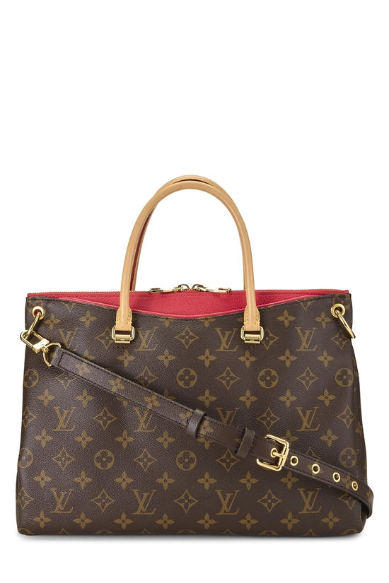 Red Monogram Canvas Pallas, , large image number 3