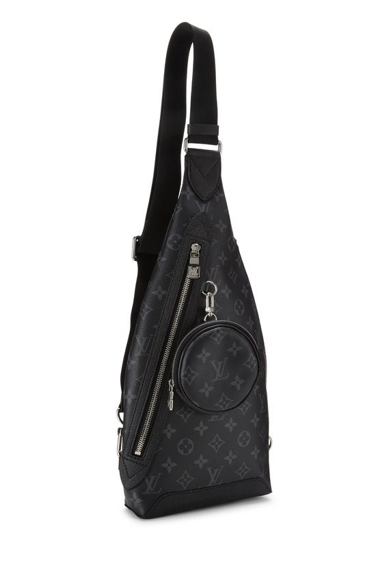 Black Monogram Eclipse Canvas Duo Sling Bumbag, , large image number 1