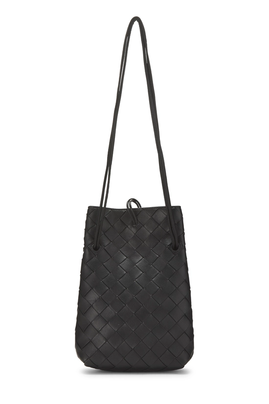 Black Intrecciato Andiamo Pouch, , large image number 3