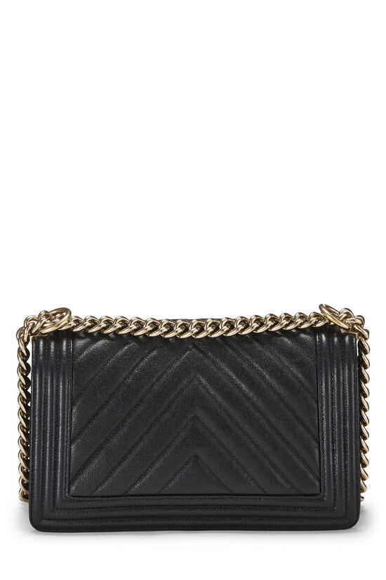 Chanel Beige Quilted Caviar Leather Medium Boy Flap Bag Chanel
