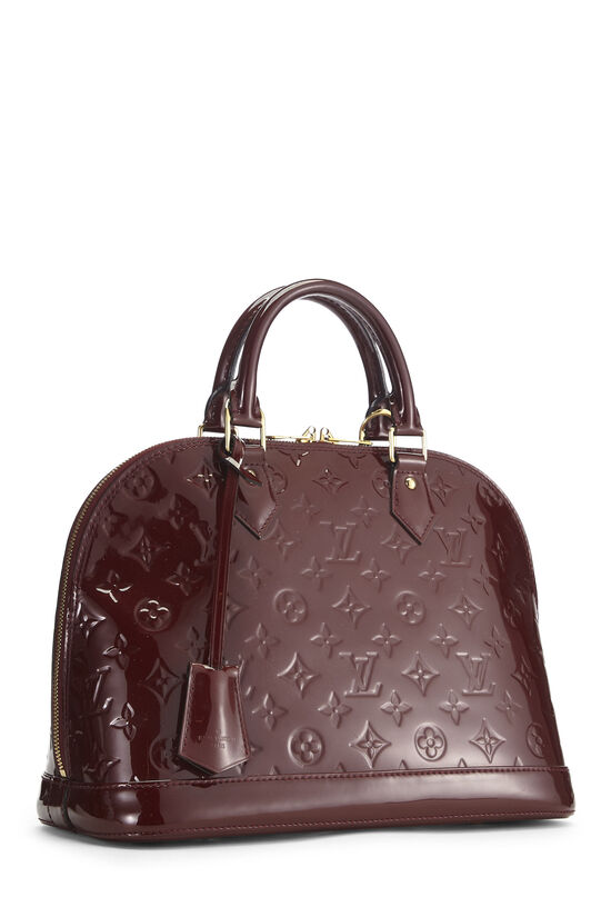 Louis Vuitton Red Python Alma Bb Bag
