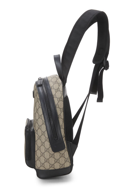 Pre-Owned Black Original GG Supreme Canvas Eden Backpack Small 