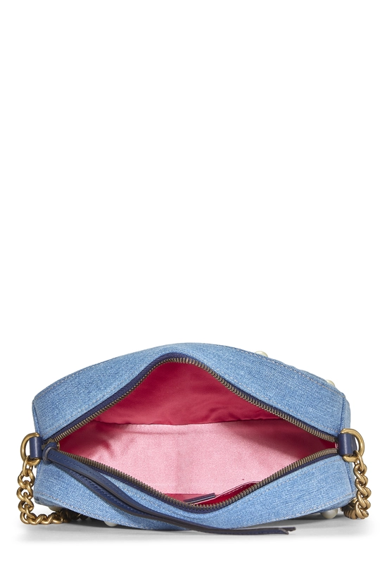 Blue Denim GG Marmont Crossbody Small, , large image number 5