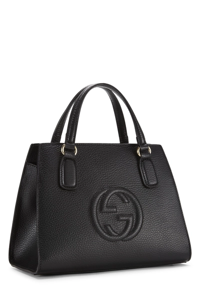 Gucci Black Grained Leather Soho Handbag — photo 2