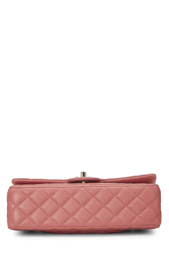 Pink Quilted Lambskin Valentine Flap Medium, , large image number 5