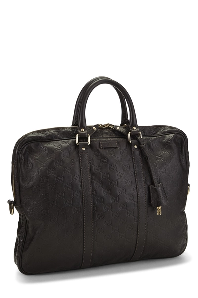 Brown Guccissima Briefcase, , large