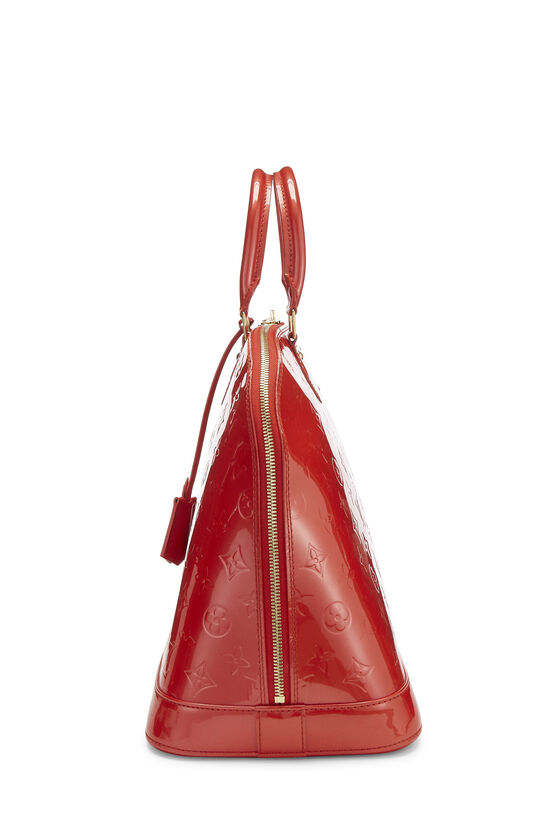 Louis Vuitton Alma GM Patent leather Red