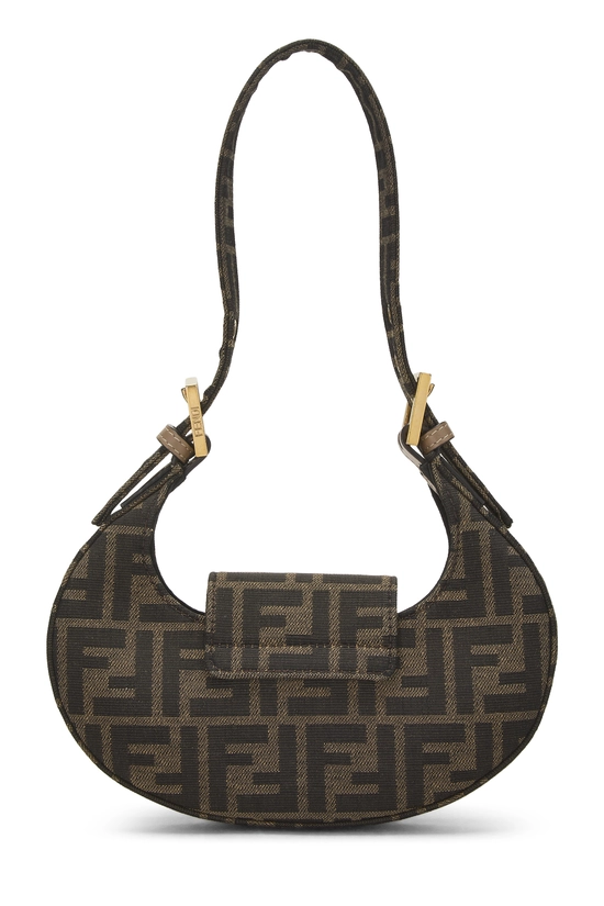 Brown Zucca Canvas Cookie Hobo Mini, , large image number 3