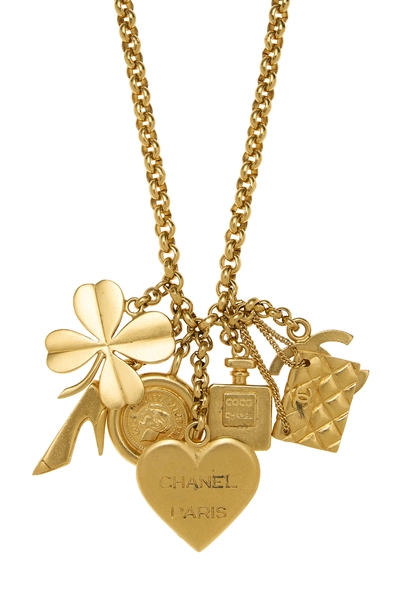 Gold Lucky Charms Necklace, , large